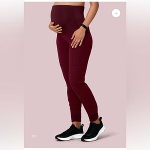 NEW Figs Scrubs Maternity Burgundy work pants size 2XL/P